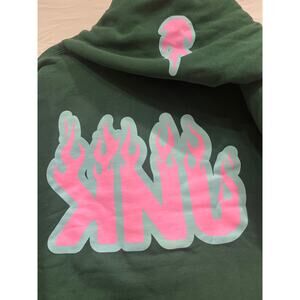 Independent Trading Co. Hoodie Fanjoy Kian & JC KNJ Mens Medium Green Sweatshirt